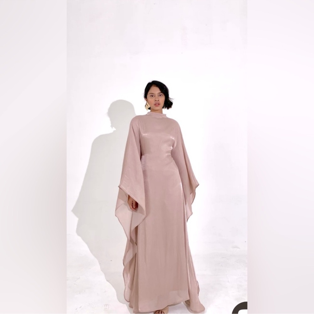 Esme New York Rose Gold Butterfly Abaya